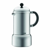 Bodum Chambord Aluminum Stovetop Espresso Maker, 12-Ounce, Aluminum