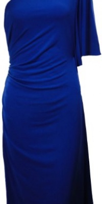 Calvin Klein Women's Flutter Sleeve Dress 12 Atlantis Blue [Apparel] [Apparel]