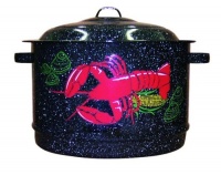 Granite Ware 6190-4 19-Quart Decorated Lobster Pot