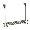 InterDesign Classico Over-the-Door Tie and Belt Rack, Bronze