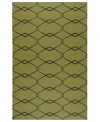 Stunning in its simplicity, this artist-designed area rug from Surya brings a calming beauty to any area in your home. Interlocking lines crisscross against a soft green background, creating a chic lattice-like pattern that's stylishly simple.