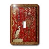 3dRose LLC lsp_12349_1 Lantern and Crane May you have a Happy and Prosperous New Year in Chinese - Single Toggle Switch