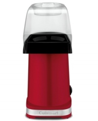 Great taste pops right up! Whipping up 15 cups of the great movie treat in under 3 minutes, this popcorn maker requires no oil for a healthier approach to a family favorite. 3-year warranty. Model CPM100.