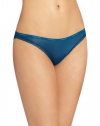 Calvin Klein Women's Bottom's Up Bikini Underwear, Blue Spell, Small