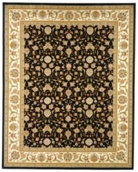 Safavieh Lyndhurst Collection LNH316B Black and Ivory Area Runner, 2-Feet 3-Inch by 8-Feet