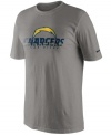 From the pre-game to after-party, show off your San Diego Chargers pride in this NFL football t-shirt from Nike.