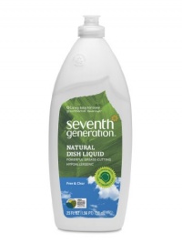 Seventh Generation Dish Liquid, Free & Clear, 25-Ounce Bottles (Pack of 6) Packaging May Vary