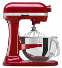 KitchenAid KP26M1XER Professional 600 Series 6-Quart Stand Mixer, Empire Red