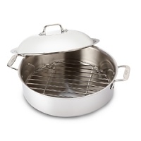 Expertly cooking hearty comfort foods, the Braiser is perfect for sautéing or browning vegetables, poultry, beef, fish, and other foods, before covering to simmer on top of the stove, or in the oven. The distinctive domed lid retains heat and circulates moisture, delivering tender, flavorful results.