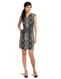 Rebecca Taylor Women's Python Dress, Stone, 12