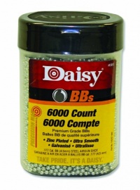 Daisy Outdoor Products 6000 ct BB Bottle (Silver, 4.5 mm)