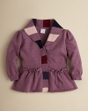 Timeless but totally now, the peplum cardigan is sophisticated piece to add to your little girl's wardrobe.