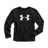 Boys’ UA Big Logo Longsleeve T-Shirt Tops by Under Armour YXS Black