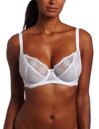 Felina Women's Christelle Unlined Full Busted Bra, White, 36C