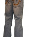 TRUE RELIGION BRAND Men's Billy Ombre Denim Jeans Pants-38 X 34