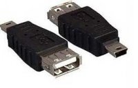 USB A Female to Mini USB B 5 Pin Male Adapter