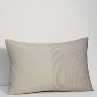 Fashioned in ombre, this decorative pillow underscores Calvin Klein's Tortoise collection.