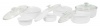 CorningWare 6109785 French White 12-Piece Bake and Serve Set