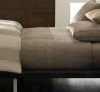 Hotel Collection Wide Stripe Bronze Queen Coverlet