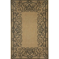 Tropez Collection Indoor-Outdoor Rug - Wrought Iron