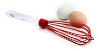 Norpro Silicone Whisk, Red