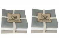 Now Designs Floursack Towels, London, Set of 6