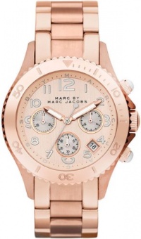 Marc by Marc Jacobs MBM3156 Chronograph Rose Gold Stainless Steel Watch