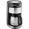 Kitchenaid KCM1203CU 12 Cup Glass Carafe Coffee Maker - Contour Silver