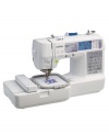 The Brother combination sewing and embroidery machine gives your projects sophisticated appeal with the ability to digitize your designs straight off the computer and convenient built-in embroidery and stitching functions. 25-year warranty. Model SE400.