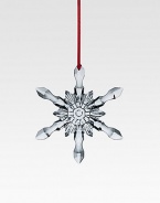 An instant holiday classic, this dazzling cut crystal snowflake is the perfect accent for the season.4.5HLead crystalHandmade in France