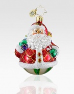 Artisan-crafted Christmas collectible in hand-blown glass, individually hand-painted and glitter-dusted with one-of-a-kind charm you'll cherish forever. Hand-blownHand-painted3 highMade in Poland