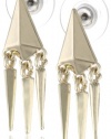 BCBGeneration Gold tone Mini Spike Post Earrings