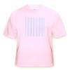 Aqua Stripes- Designs and Colors- Art - Toddler Light-Pink-T-Shirt (2T)