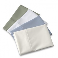 Sunham Fine Linens 310 Thread Count Cotton Ivory King Sheet Set