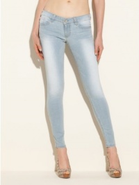 GUESS Power Skinny Jeans in Heron Blue Wash