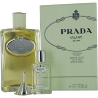 PRADA INFUSION D'IRIS by Prada Perfume Gift Set for Women (SET-EAU DE PARFUM 13.5 OZ & EMPTY REFILL