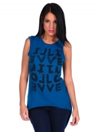 Chaser Womens Live In Love Tee - Teal - Small