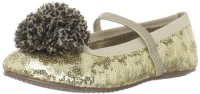 Stride Rite Buffy Ballet Flat (Toddler/Little Kid/Big Kid),Gold/Leopard,9.5 M US Toddler