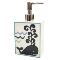 Allure Home Creations Whale Watch Resin Lotion Bottle