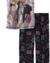 One Direction Girl's 1D Sings 2-Piece Short Sleeve Pajama Set, High Speed Pink, 10/12