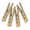 Honey-Can-Do DRY-01376 Wood Clothespins with Spring, 100-Pack