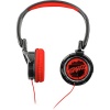 Coby CV400RED jammerz Streets Urban Style Deep Bass Headphones, Red