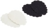 Foot Petals Sole Stoppers to Add Traction & Prevent Shoes From Sliding, Mix Pack: Combo Pack (1 Clear Pair & 1 Black Pair)