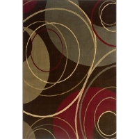 Oriental Weavers Sphinx Amelia Circle Brown Rug 5' x 7'6