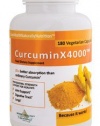 Curcumin X4000 180 Vegetarian Capsules