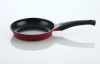 Flamekiss 8 Red Ceramic Coated Fry Pan by Amorè, Innovative & Elegant Design, Nano Ceramic Coating w/ Silver Ion (100% PTFE & PFOA Free)