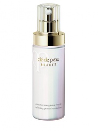 An extraordinary daytime emulsion that effectively protects skin against UV rays, dryness, and other environmental factors while encouraging a look of absolute vibrancy. Helps maintain a smooth, even skin texture and acts as an excellent base for the application of foundation. Provides quick absorption and a light, dewy-fresh feeling. 4.2 fl.oz.The Importance of Face to Face ConsultationLearn More about Cle de Peau BeauteLocate Your Nearest Cle de Peau Beaute Counter