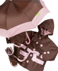 Her rainy style will be spot-on in this adorable rain jacket from Western Chief.