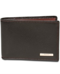 This handsome Tumi wallet manages to be super-slim yet spacious (with plenty of room for all that plastic).