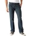 Put a vintage twist on any casual look and jump into these rough and rugged Levi's jeans.